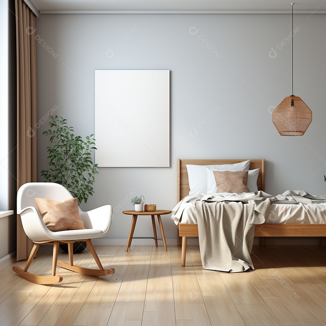 Elegância interior de casa moderna