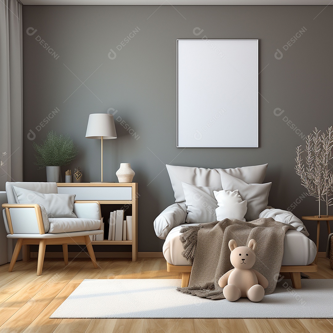 Elegância interior de casa moderna