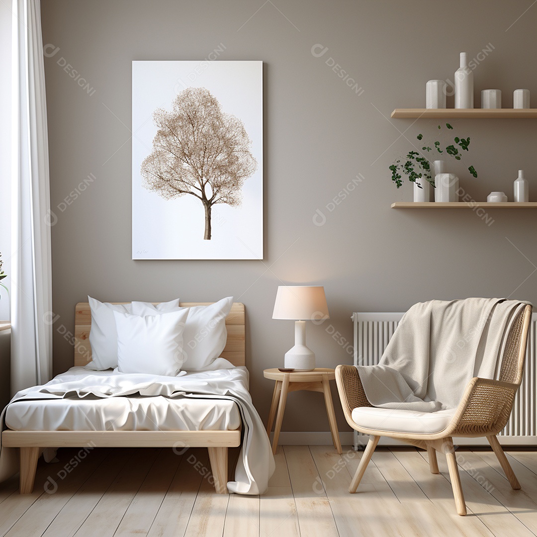 Elegância interior de casa moderna