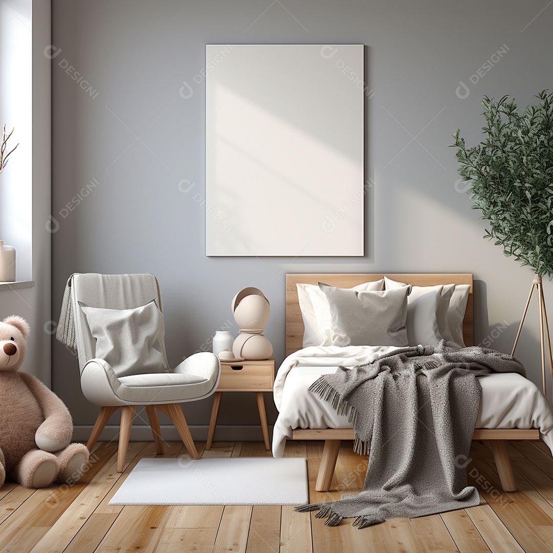 Elegância interior de casa moderna