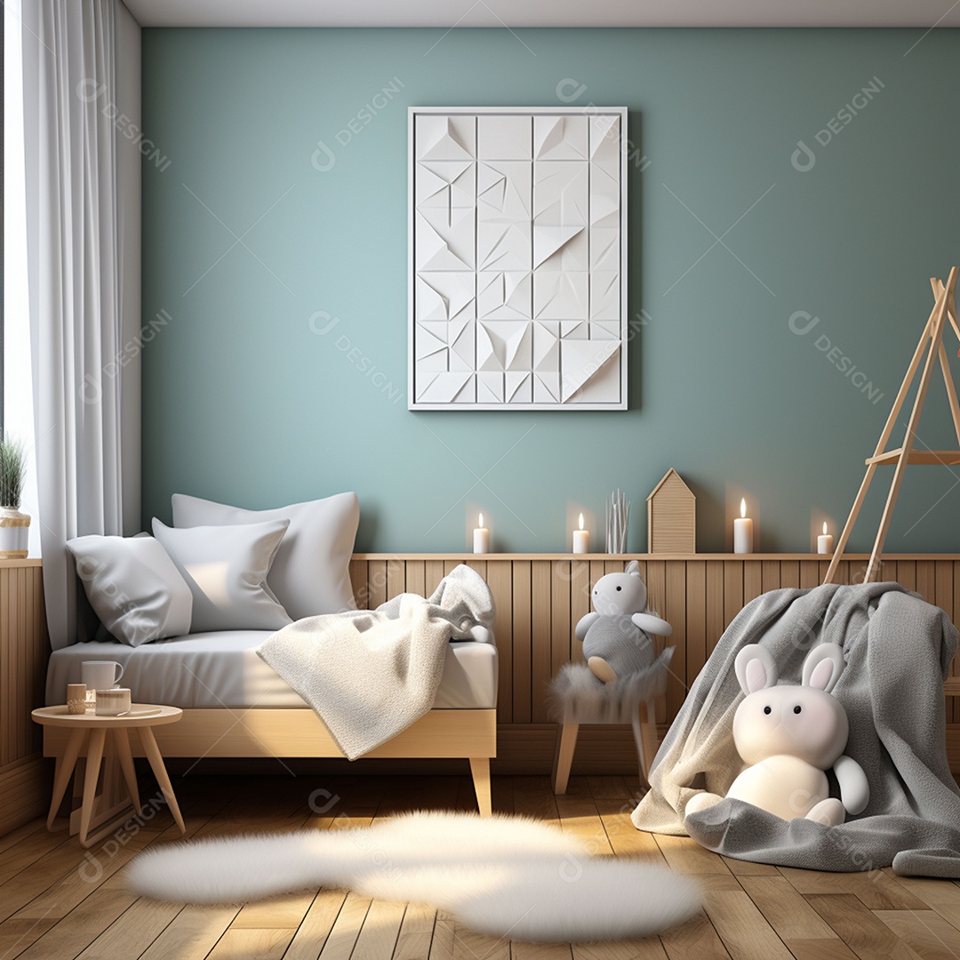 Elegância interior de casa moderna