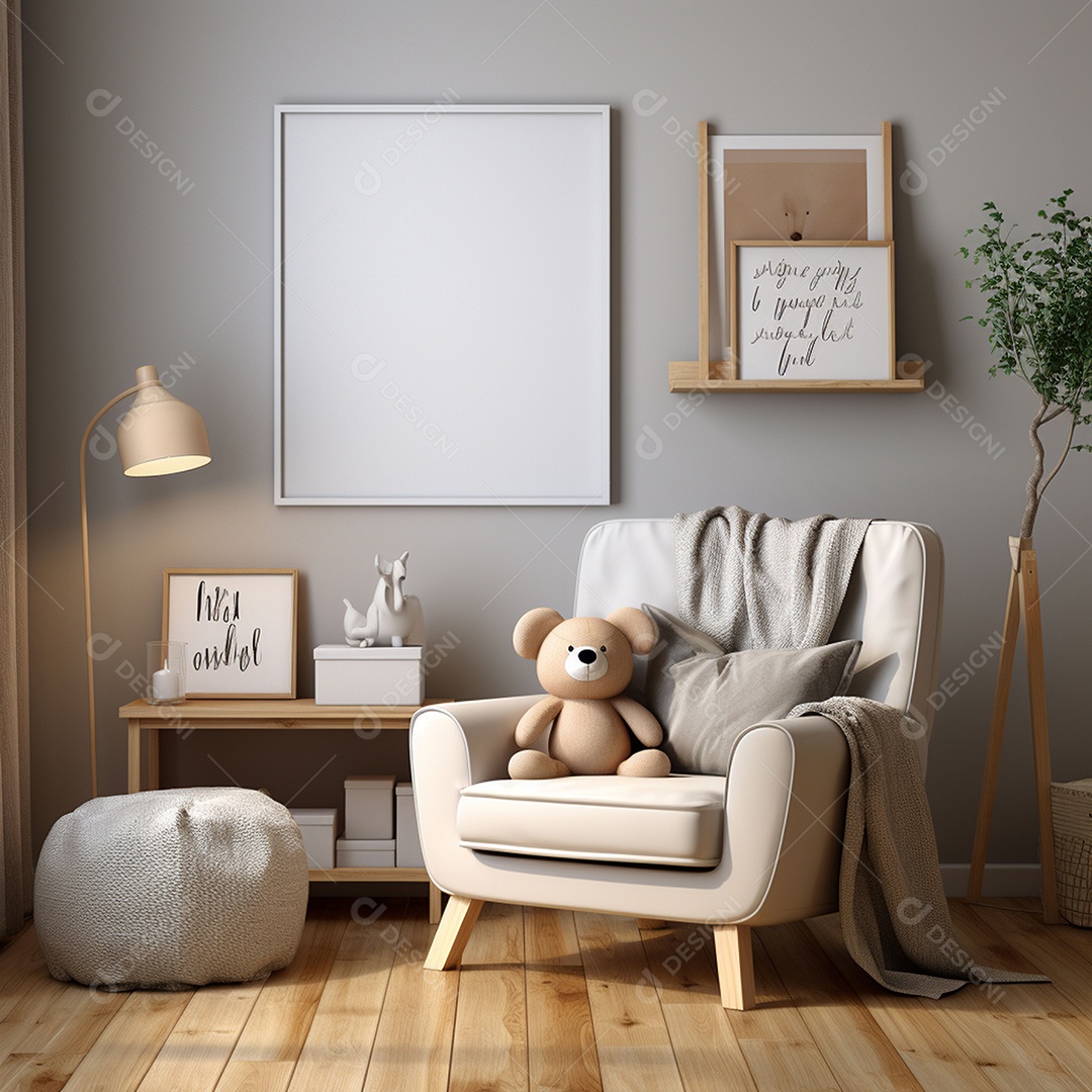 Elegância interior de casa moderna