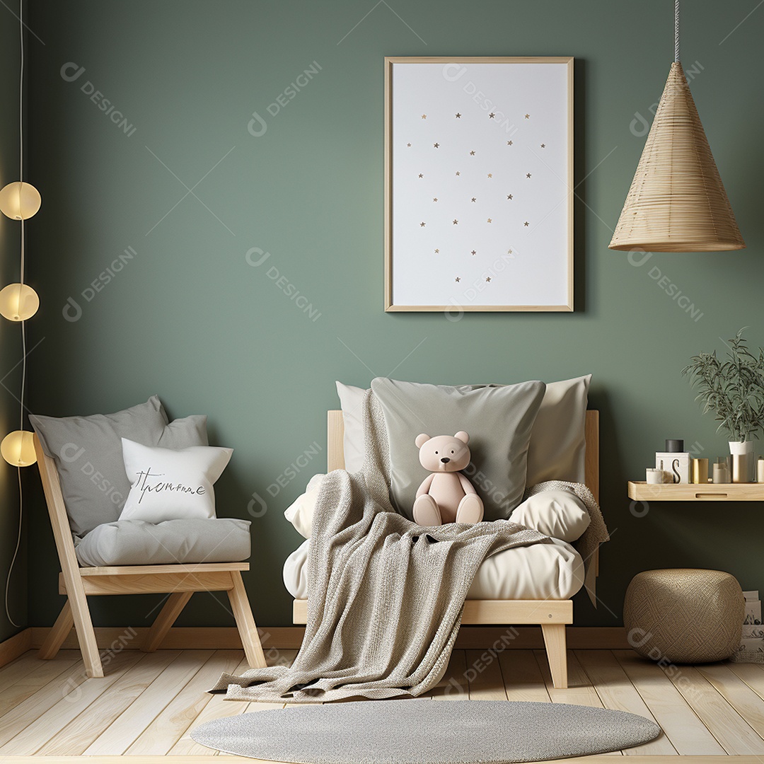 Elegância interior de casa moderna