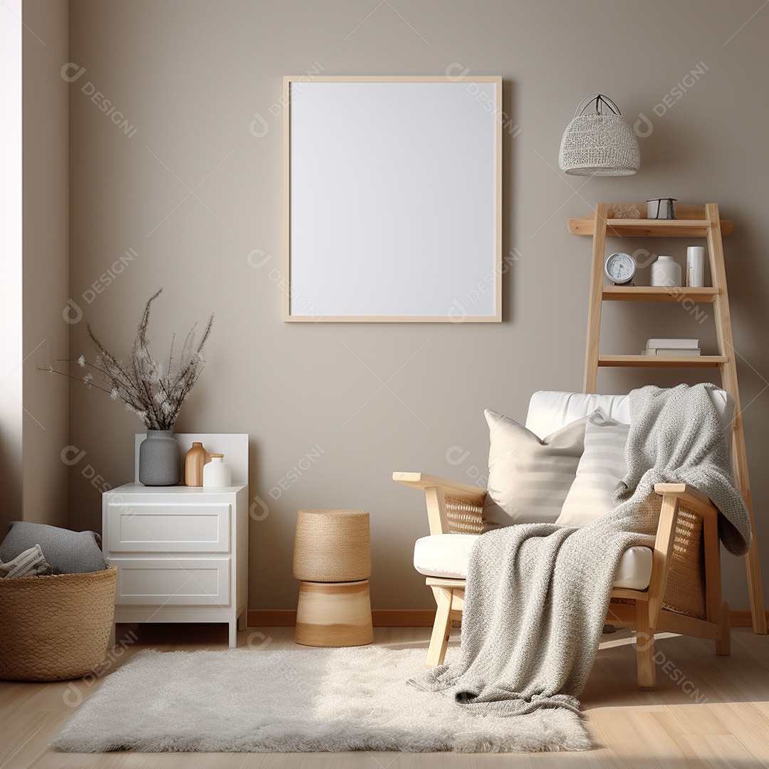 Elegância interior de casa moderna