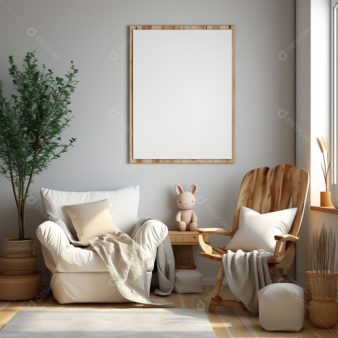 Elegância interior de casa moderna