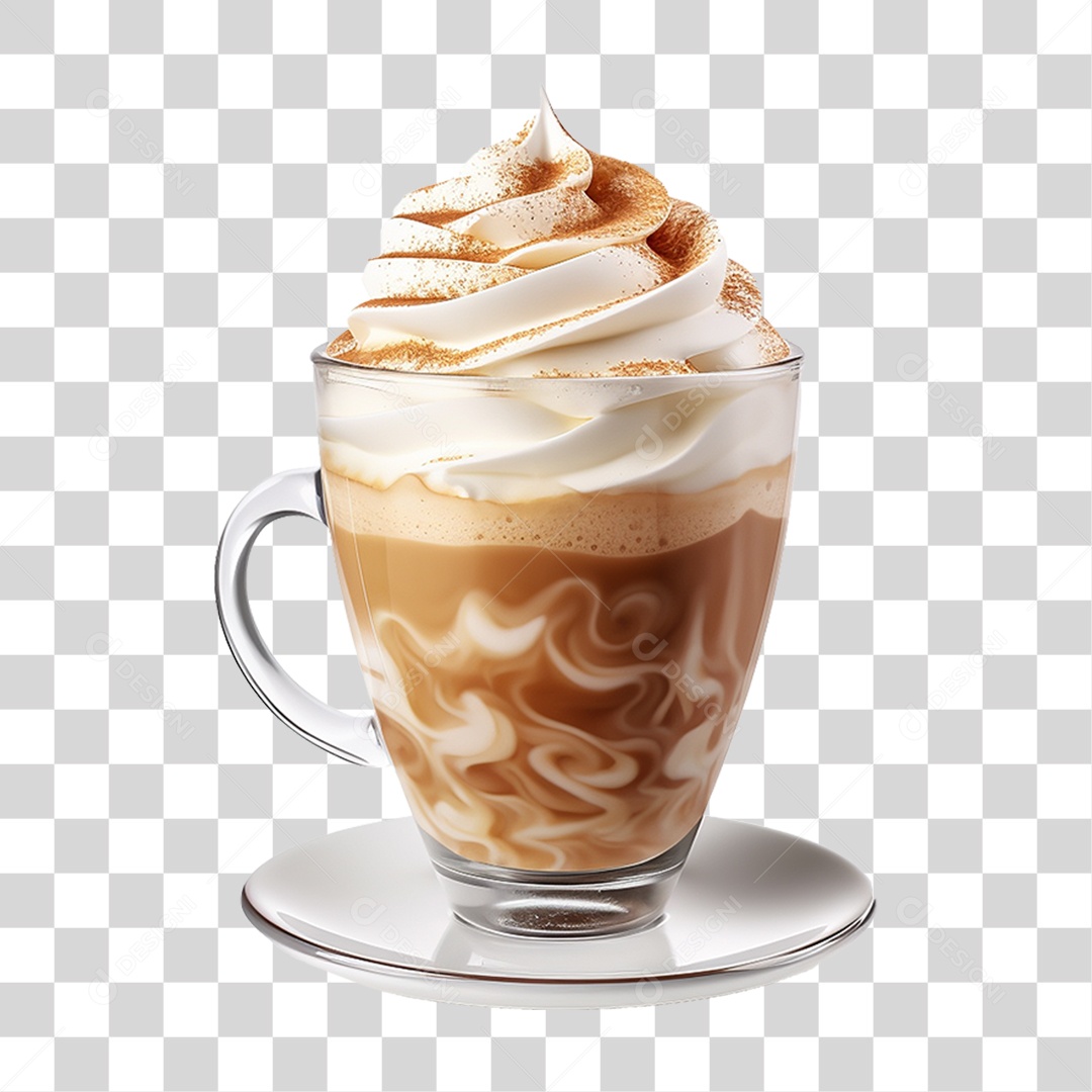 Café Cappuccino PNG Transparente