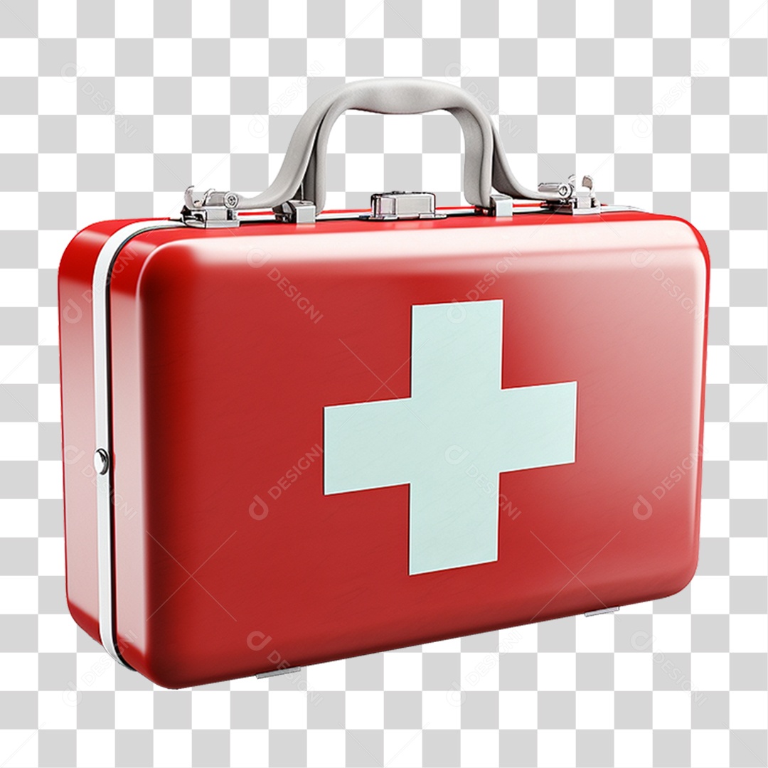Maleta de Ajuda Médica PNG Transparente
