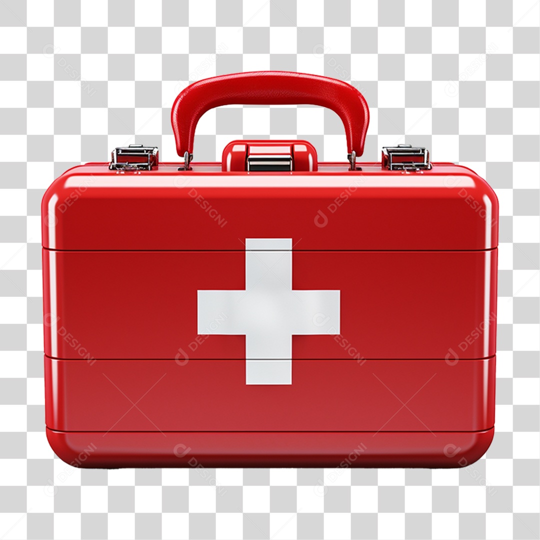 Maleta de Ajuda Médica PNG Transparente