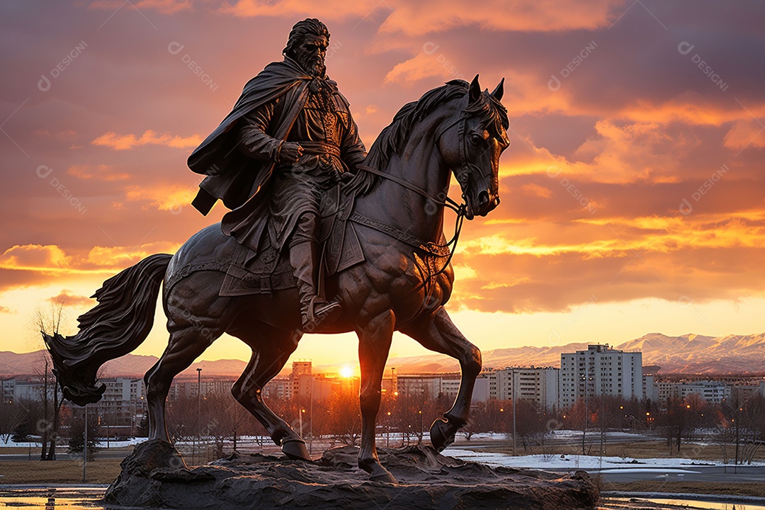 Monumento ao herói nacional salavat yulaev