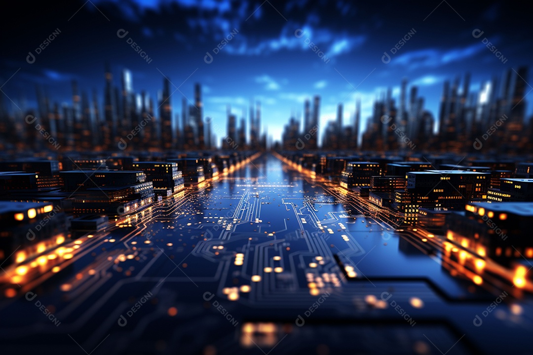 Fundo de tecnologia moderna