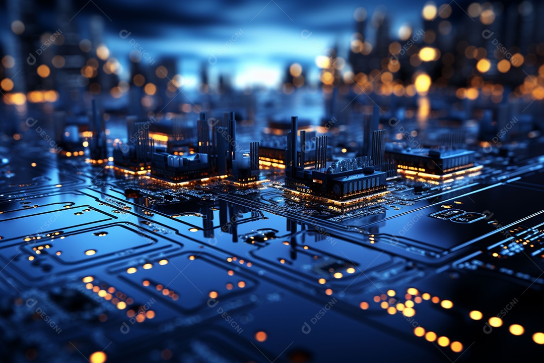 Fundo de tecnologia moderna