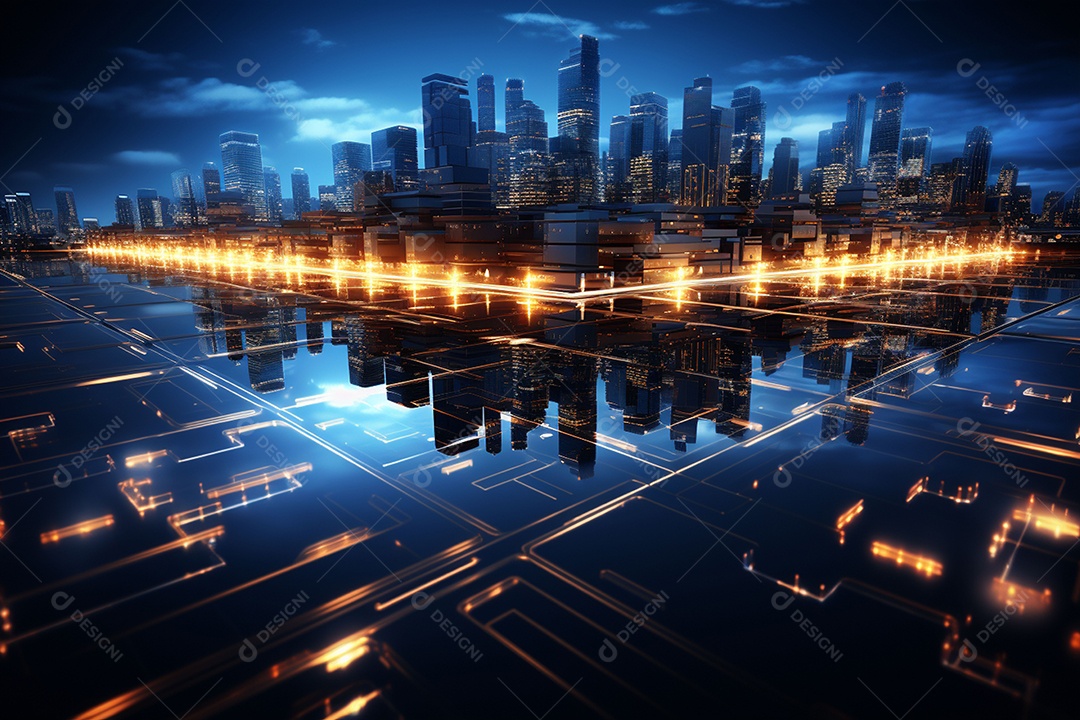 Fundo de tecnologia moderna