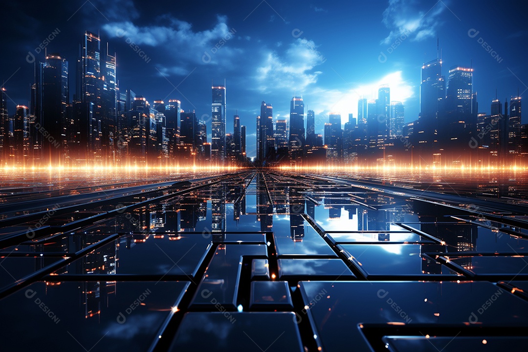 Fundo de tecnologia moderna