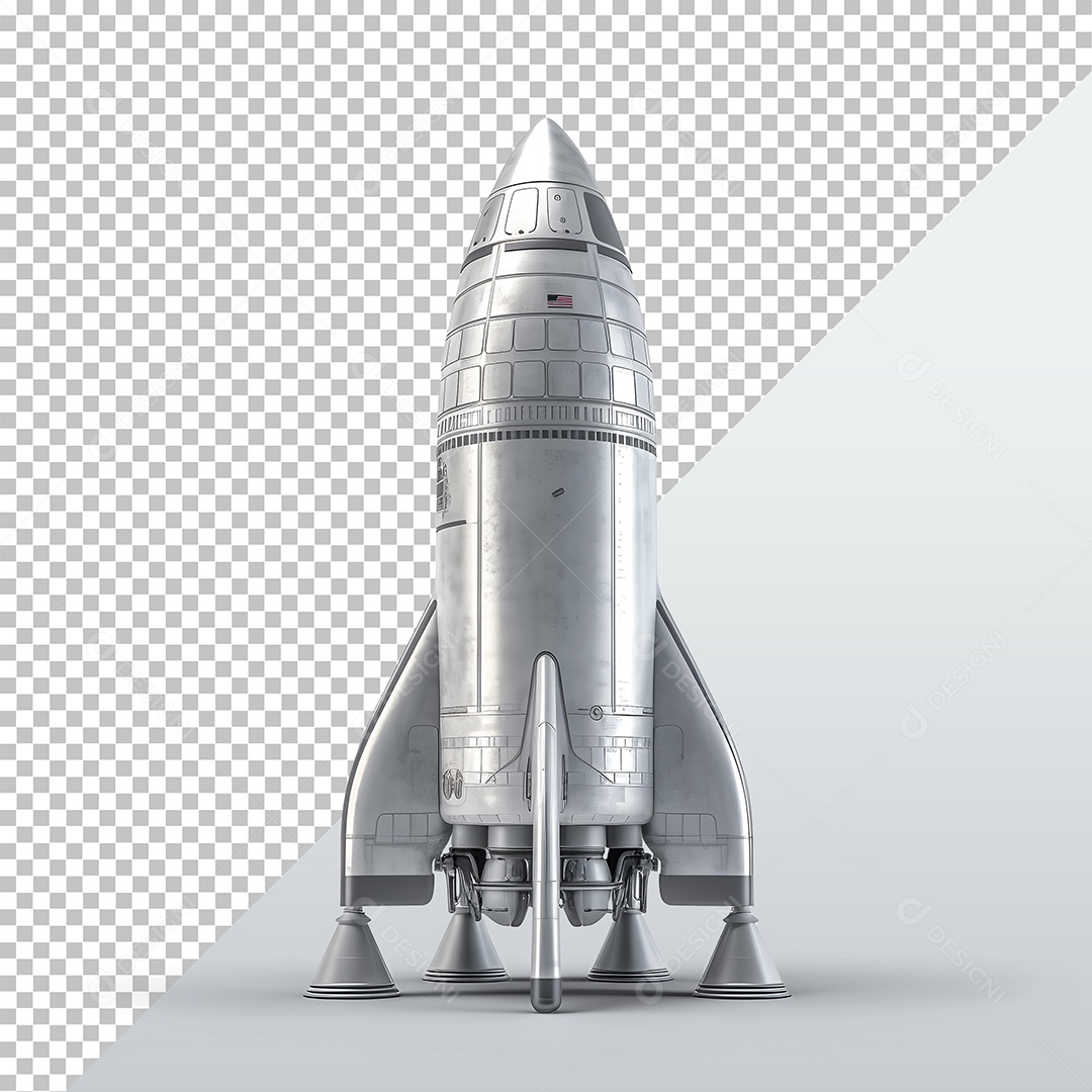 Elemento 3D Foquete Para Composição PSD