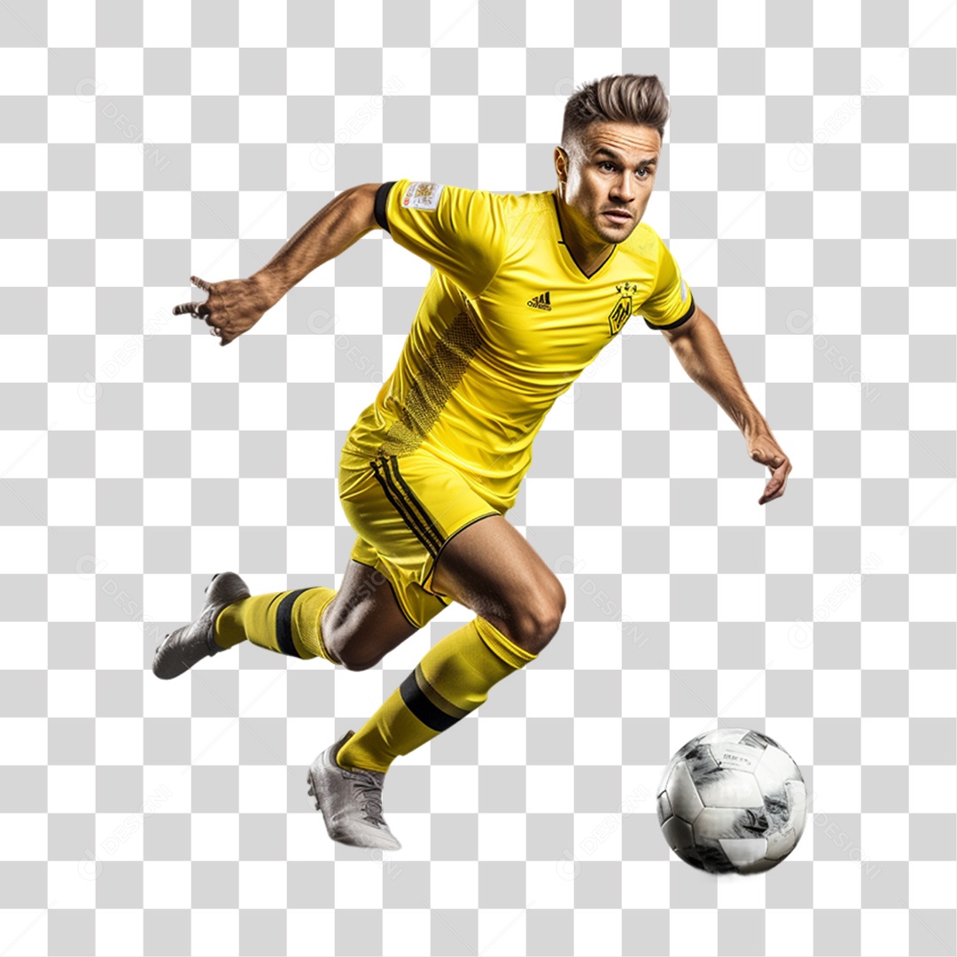 Atletas Jogador de Futebol PNG Transparente