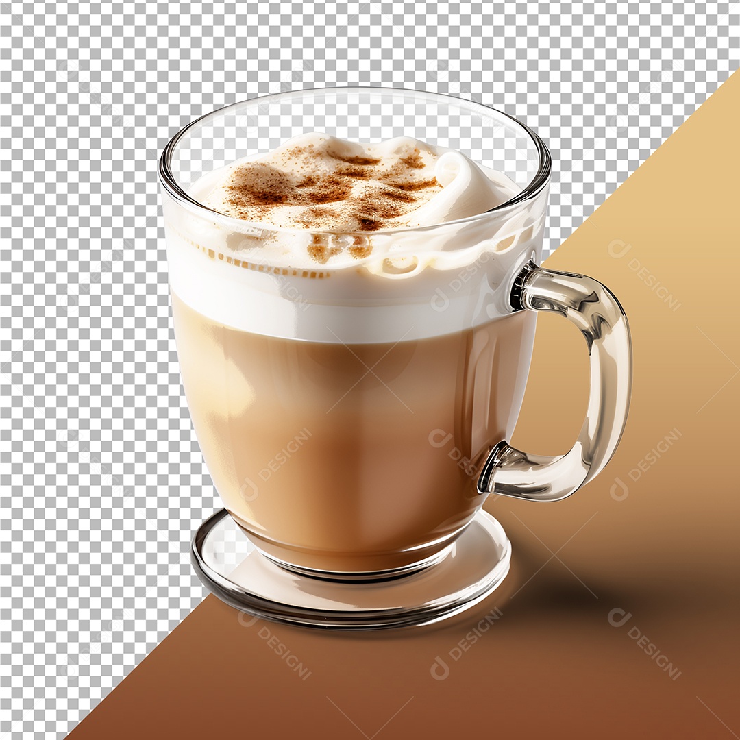 Elemento 3D Copo De Café Para Composição PSD