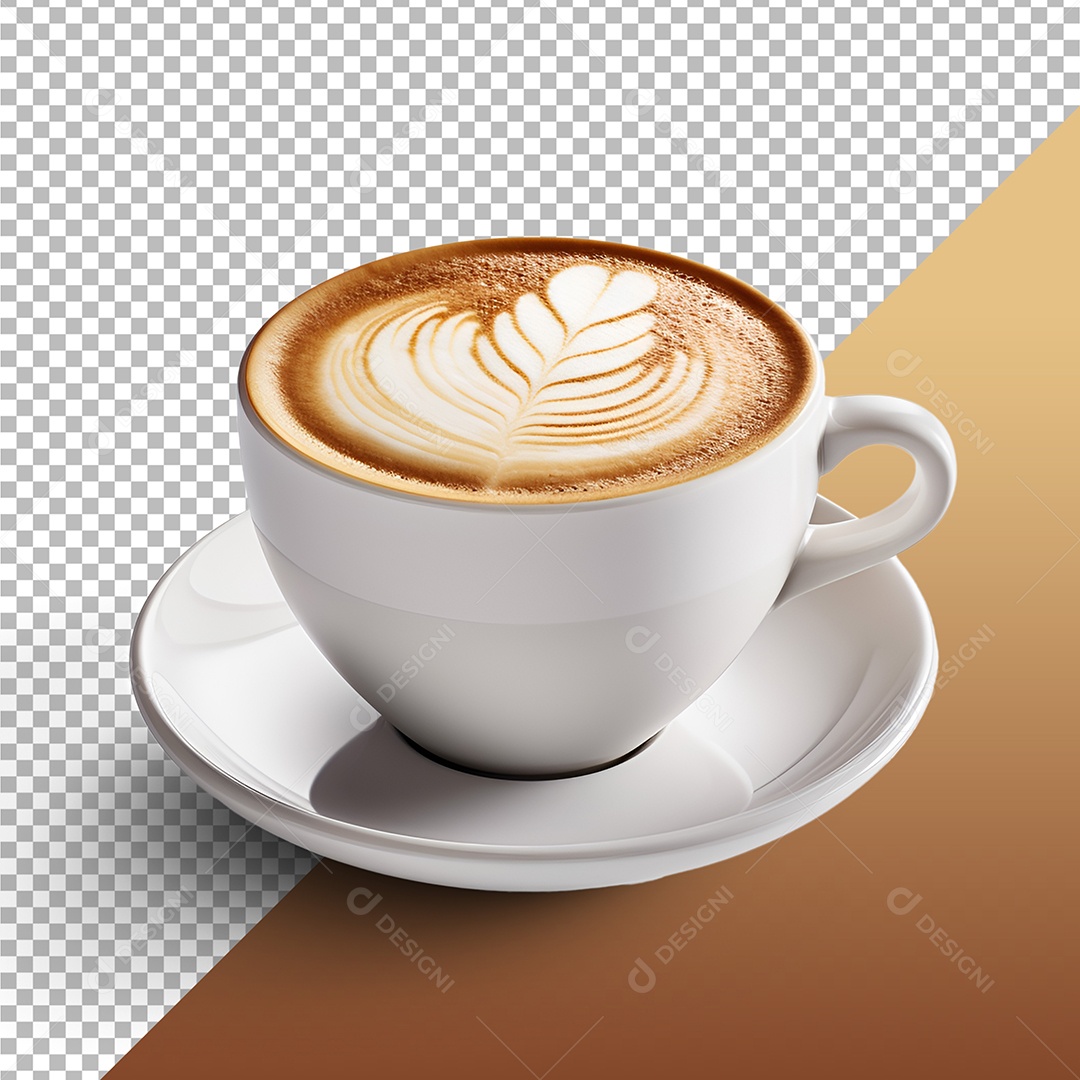 Elemento 3D Xícara De Café Para Composição PSD