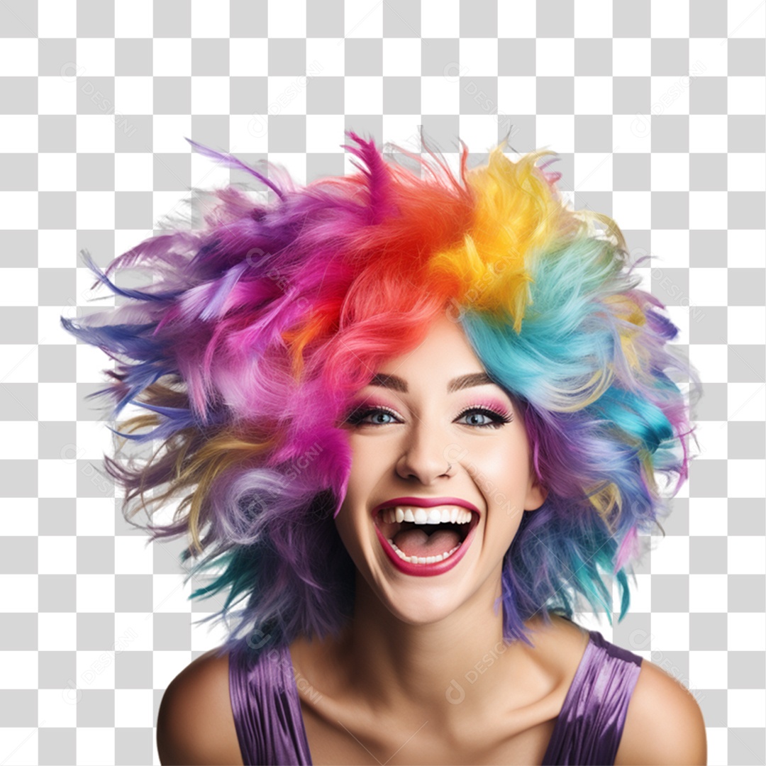 Mulher Fantasiada Para o Carnaval PNG Transparente