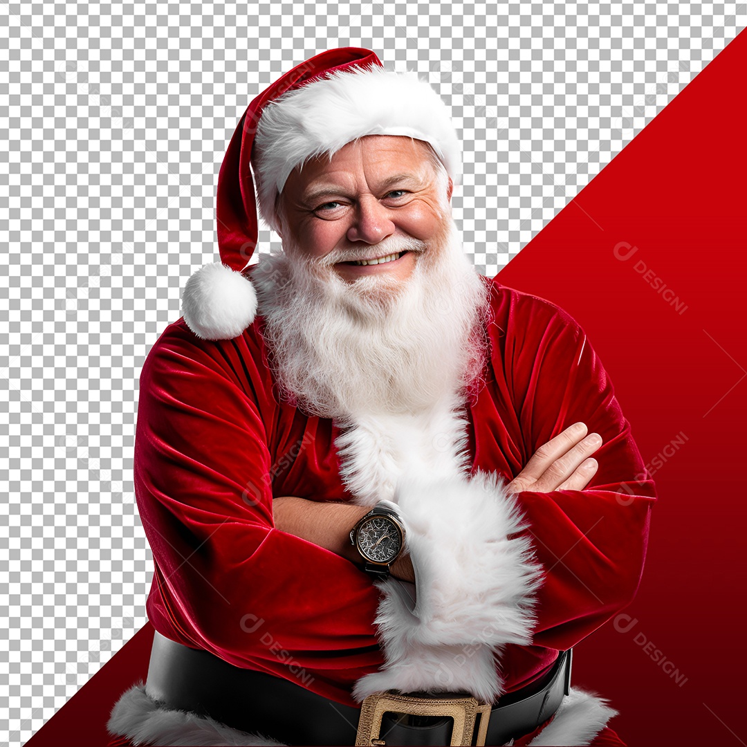 Papai Noel Personagem 3D Para Composilção PSD