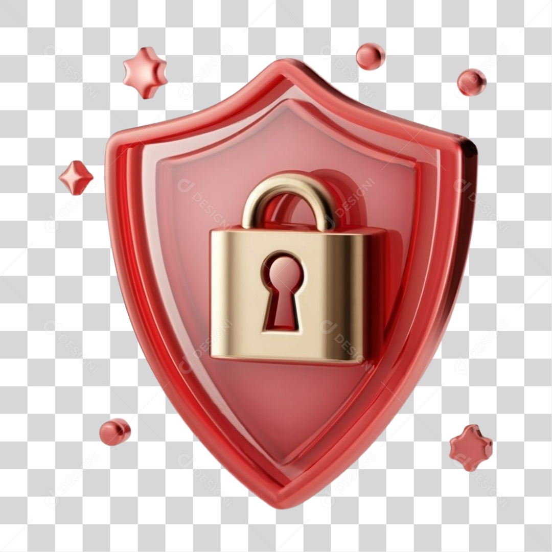 Ícones de Segurança Escudos PNG Transparente