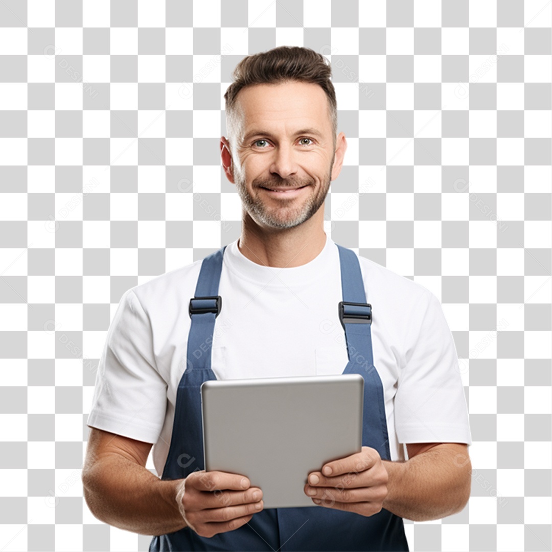 Trabalhador Zelador Limpezas PNG Transparente