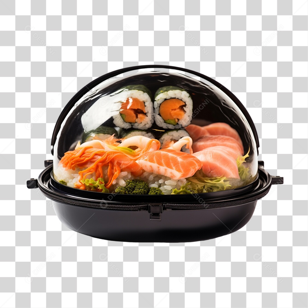 Bandeja de Sushi PNG Transparente