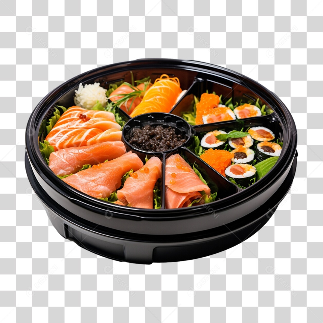 Bandeja de Sushi PNG Transparente