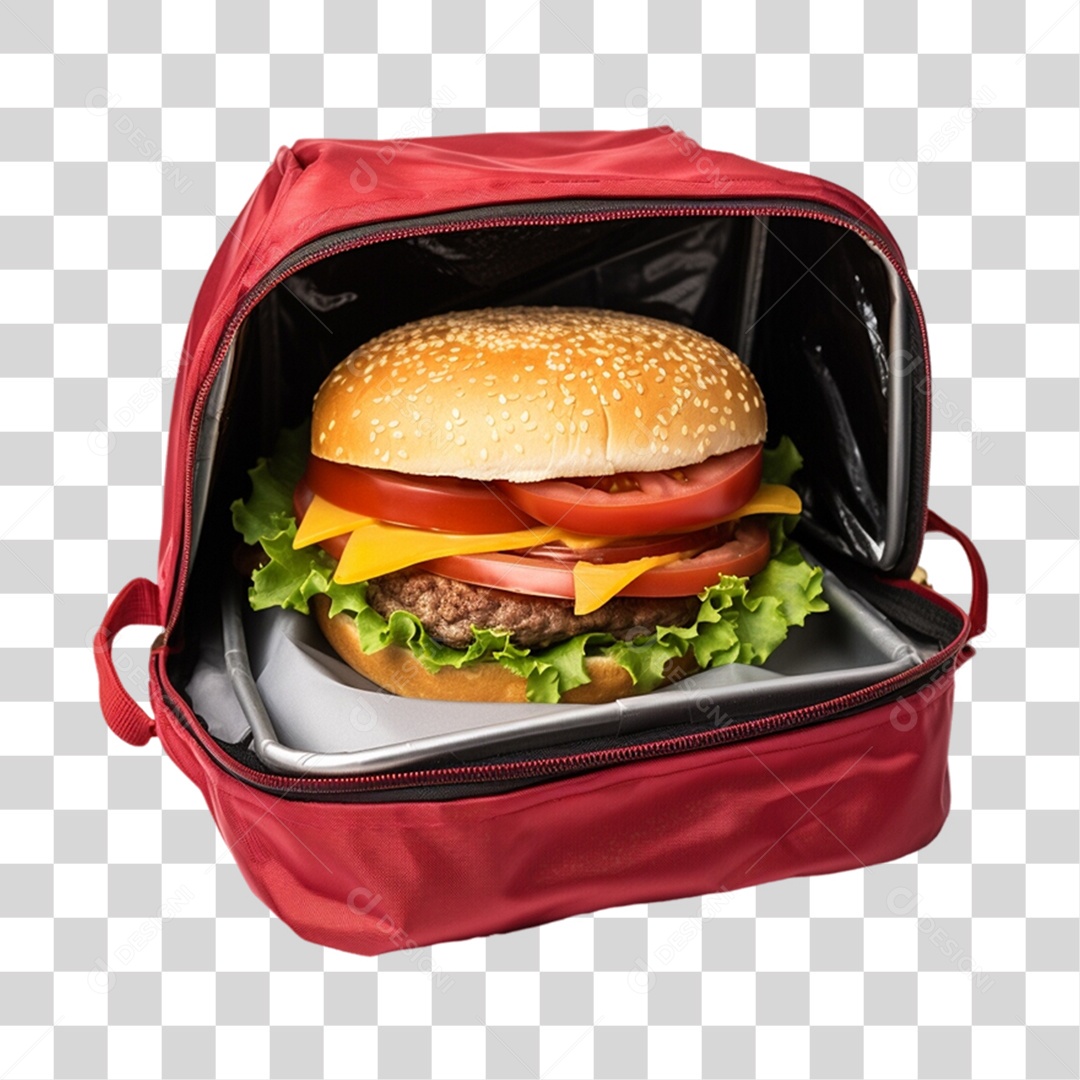 Bolsa de Entregador Entregas PNG Transparente