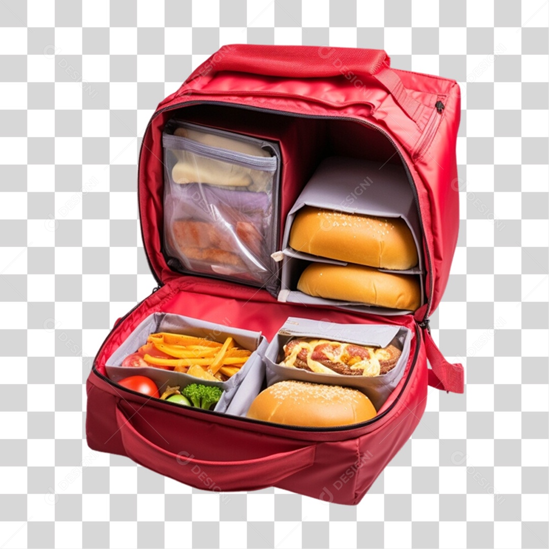 Bolsa de Entregador Entregas PNG Transparente