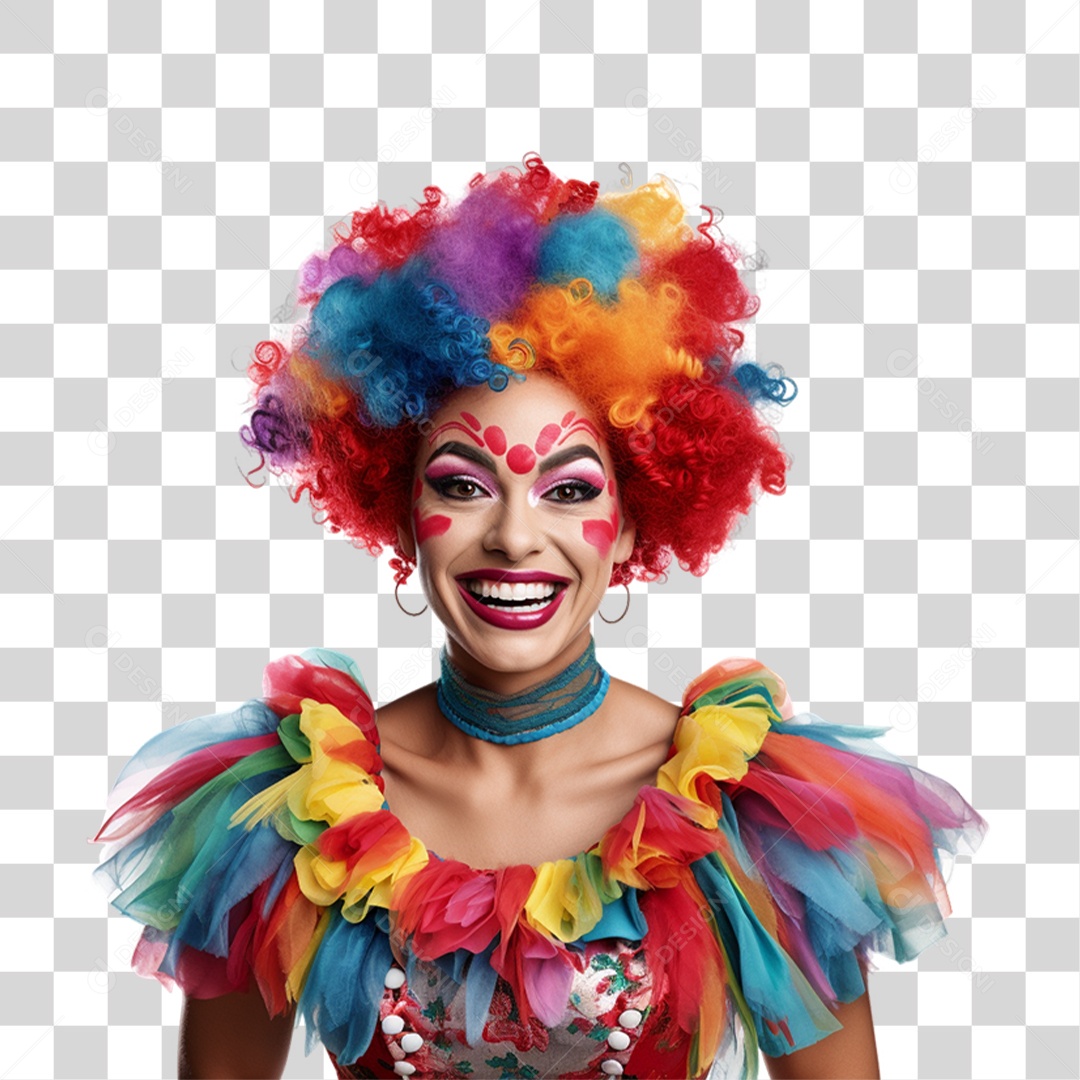 Mulher Fantasiada Para o Carnaval PNG Transparente