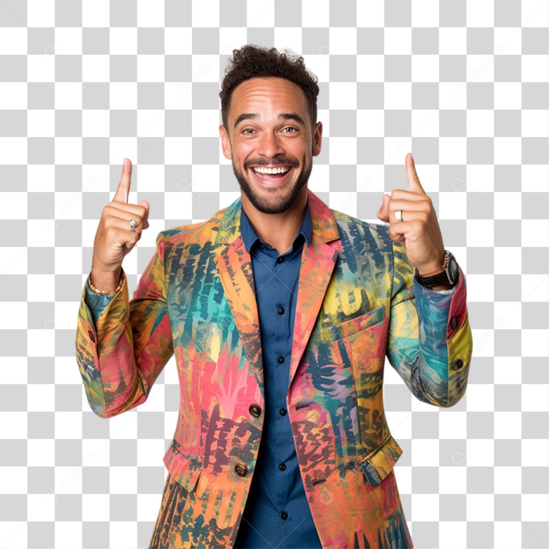 Homem Vestido Para o Carnaval PNG Transparente