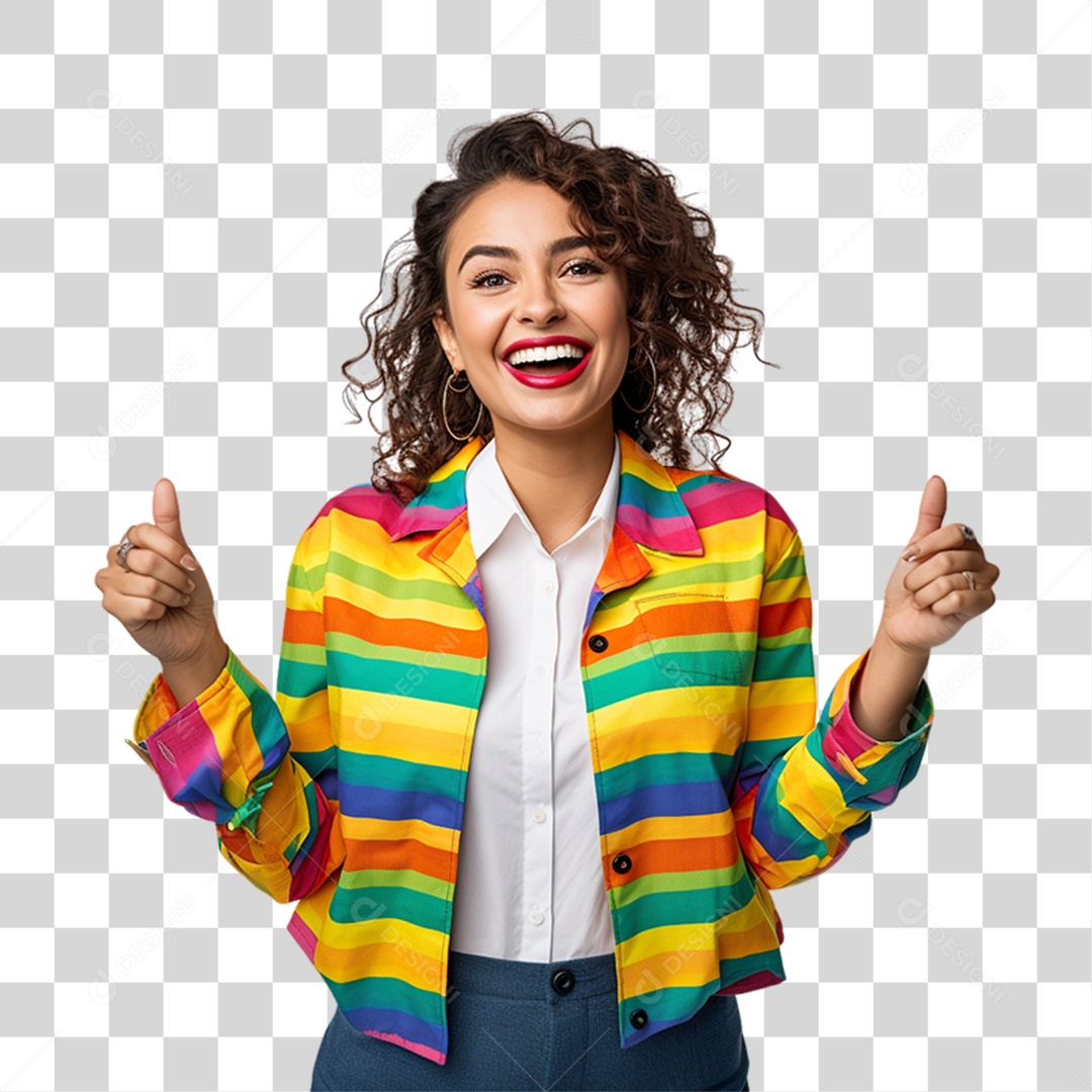 Mulher Vestida Para o Carnaval PNG Transparente