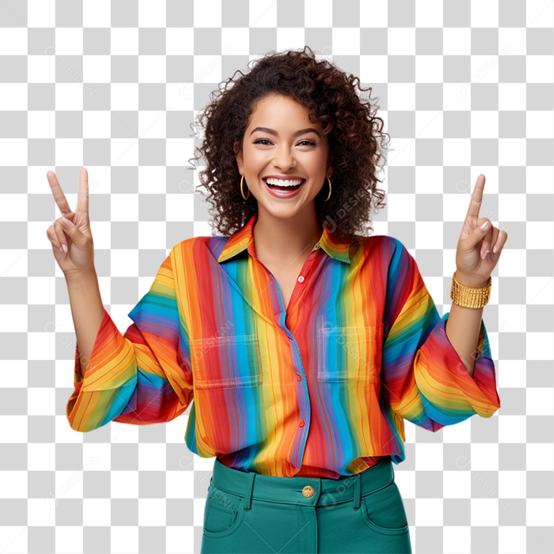 Mulher Vestida Para o Carnaval PNG Transparente