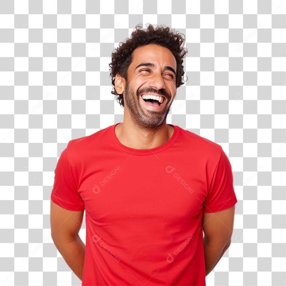 Homem Sorrindo Alegre PNG Transparente