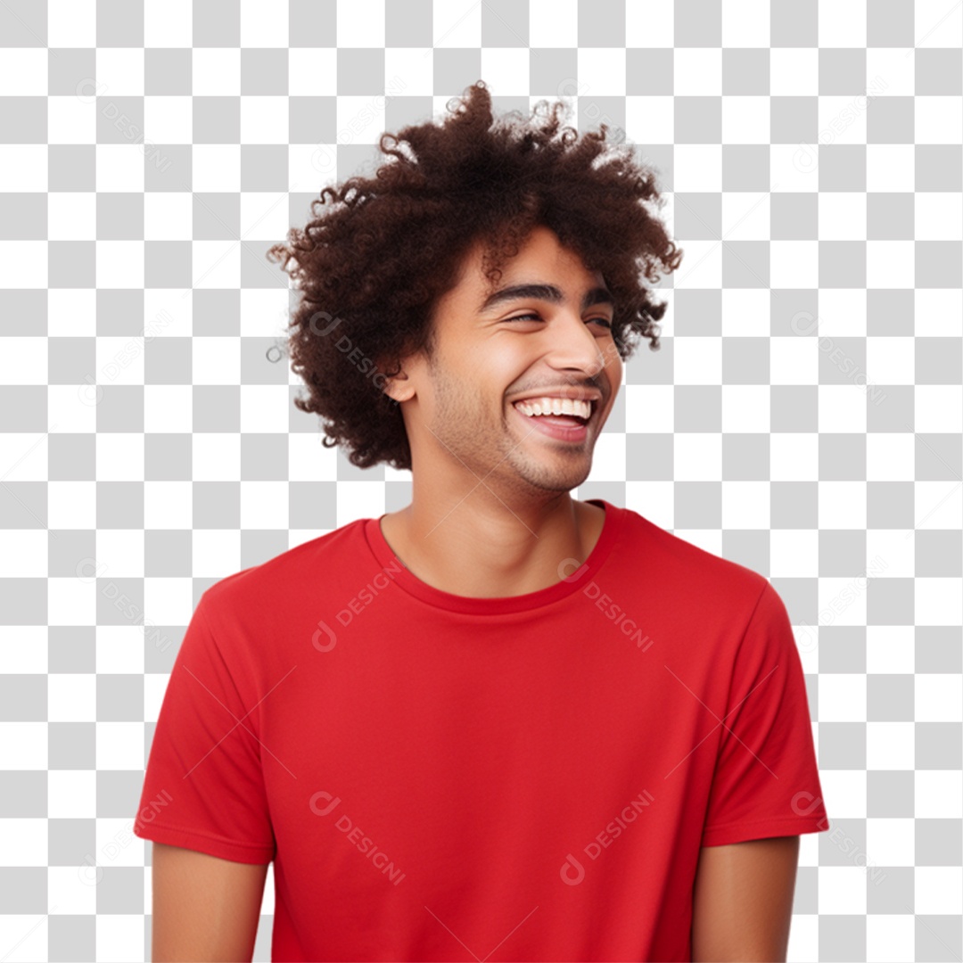 Homem Sorrindo Alegre PNG Transparente