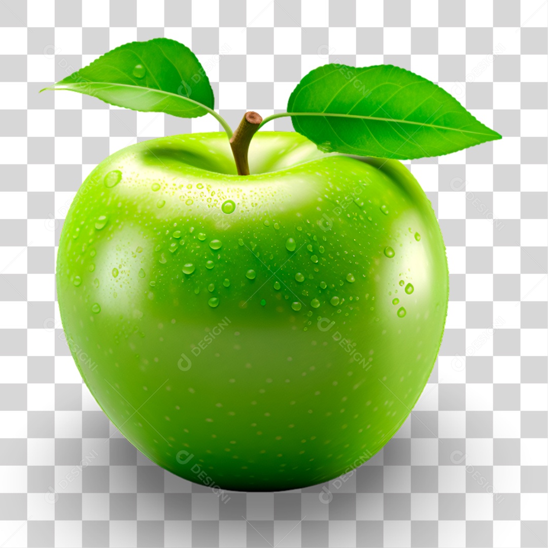 Maçã Verde PNG Transparente