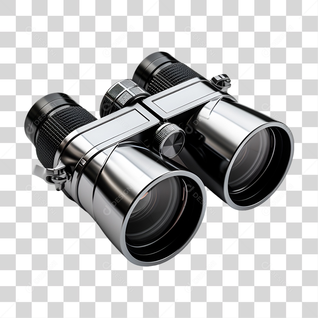 Binoculo Preto PNG Transparente