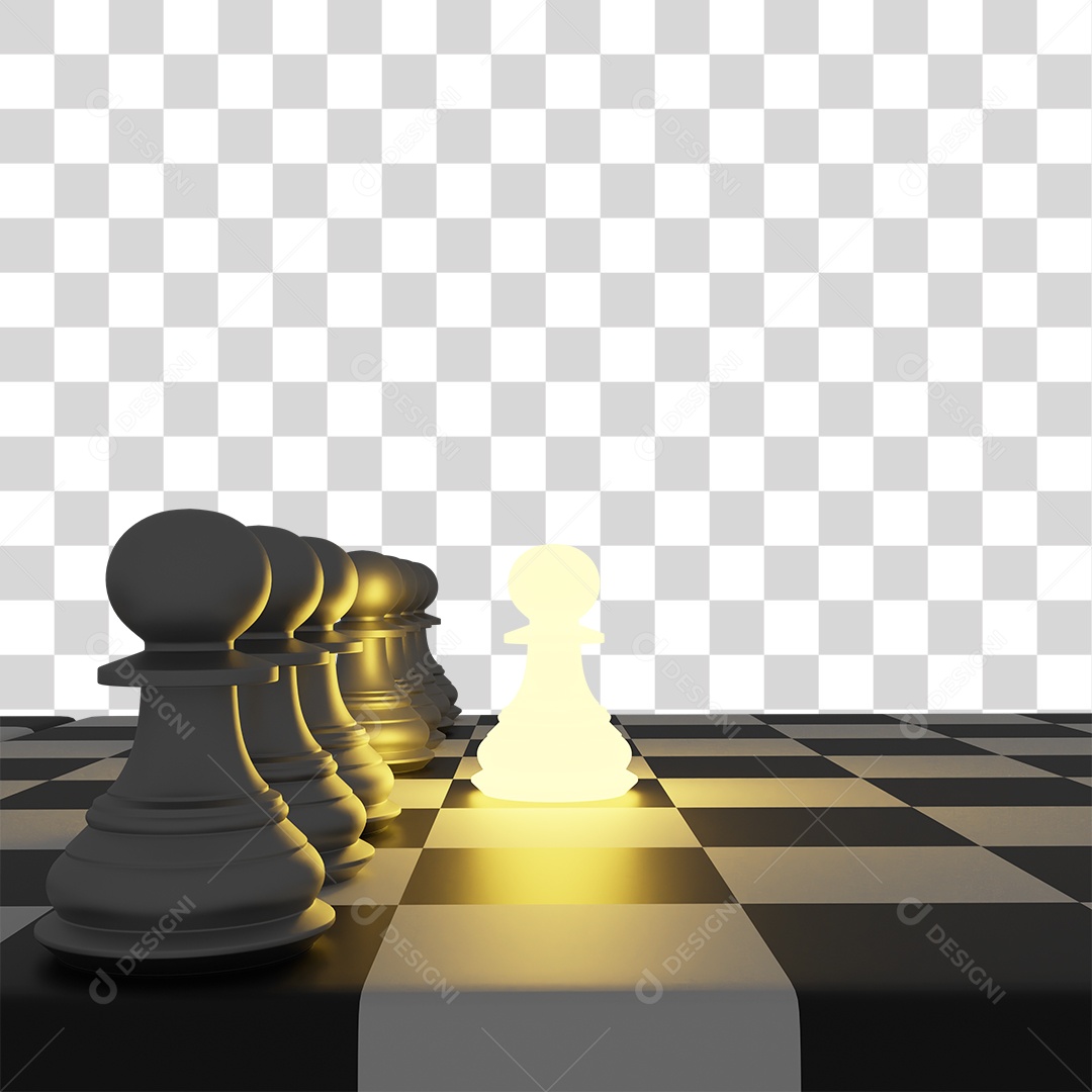 Tabuleiro de Xadrez Peças PNG Transparente