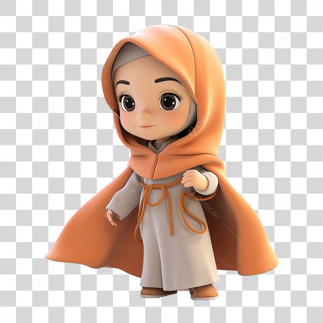 Garota Muçulmana PNG Transparente