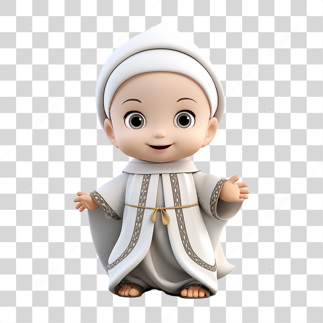 Garota Muçulmana PNG Transparente