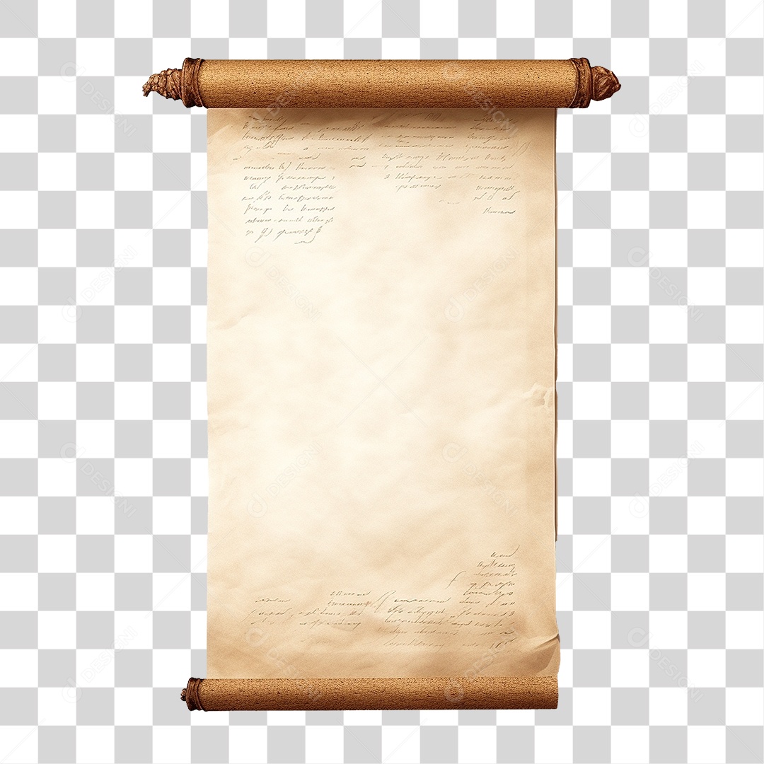 Pergaminho Antigo PNG Transparente
