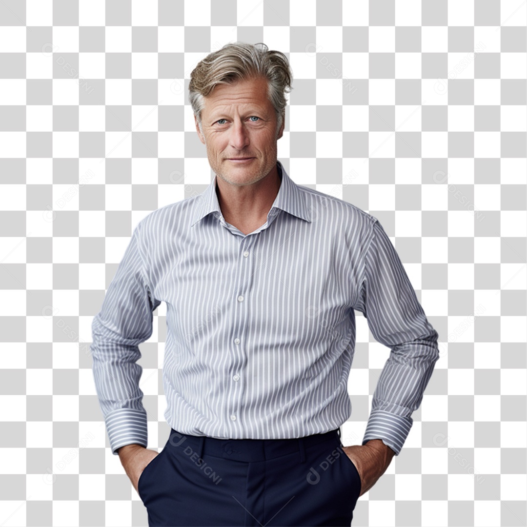 Homem Empresário Bancário PNG Transparente