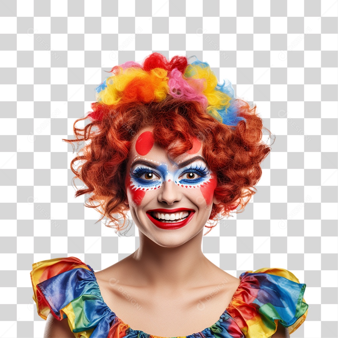 Mulher Vestida Para o Carnaval PNG Transparente