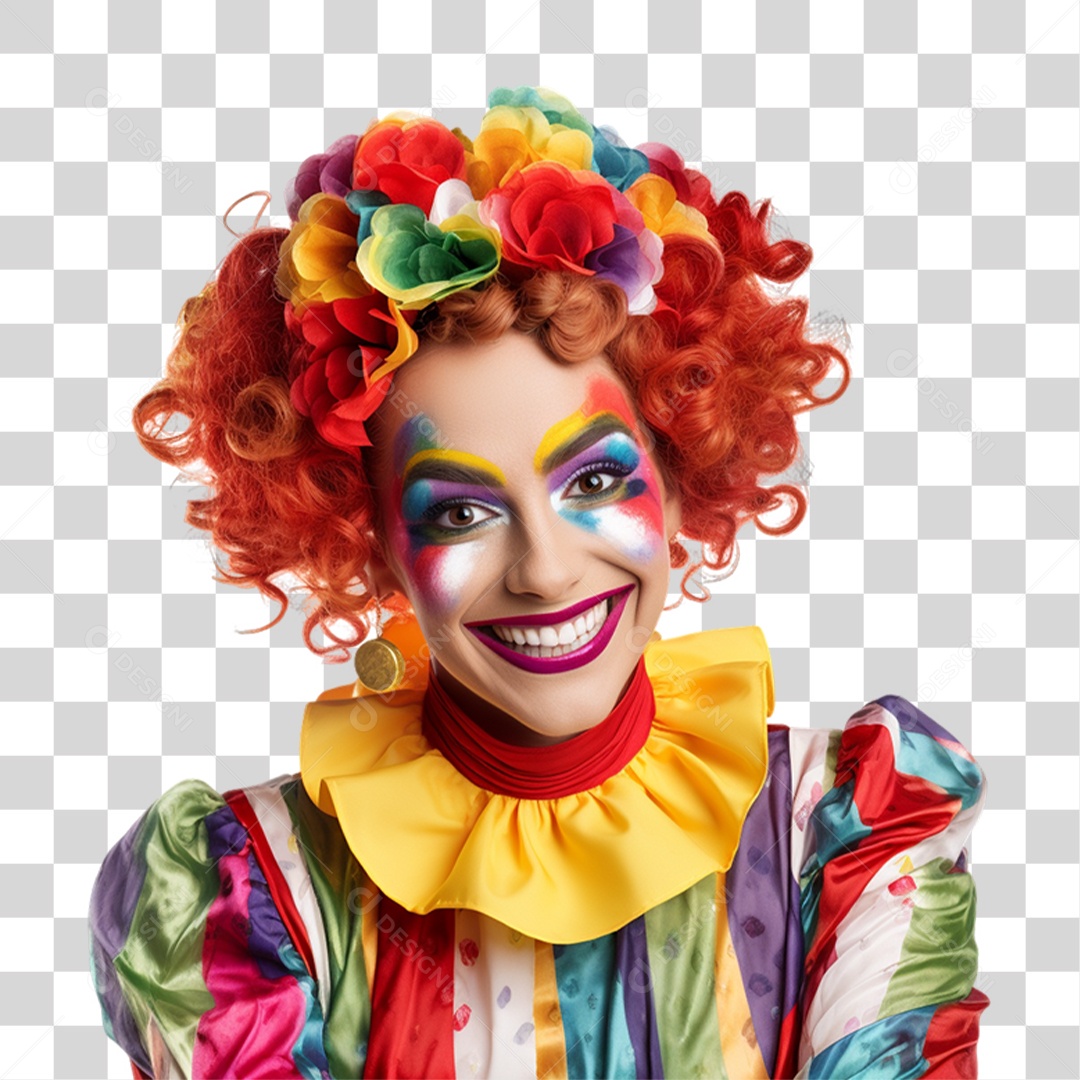 Mulher Vestida Para o Carnaval PNG Transparente