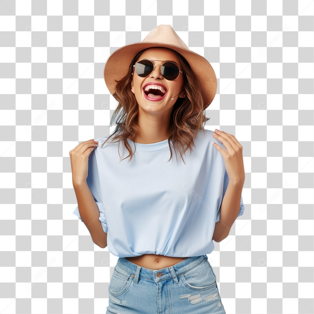 Mulher Curtindo Verão Férias PNG Transparente