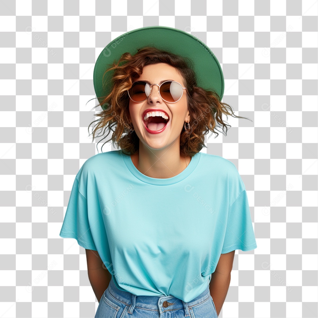 Mulher Curtindo Verão Férias PNG Transparente