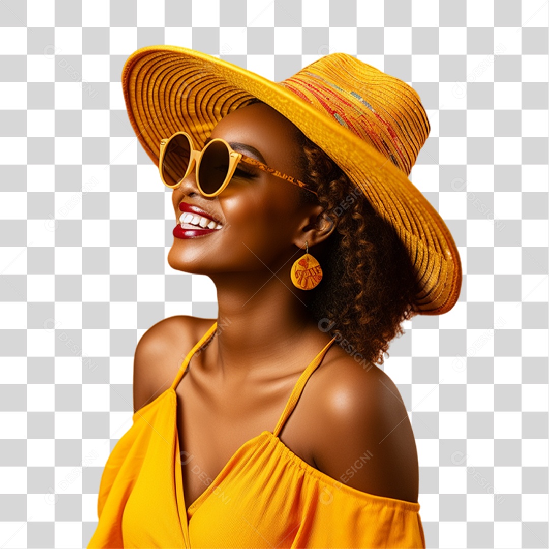 Mulher Curtindo Verão Férias PNG Transparente