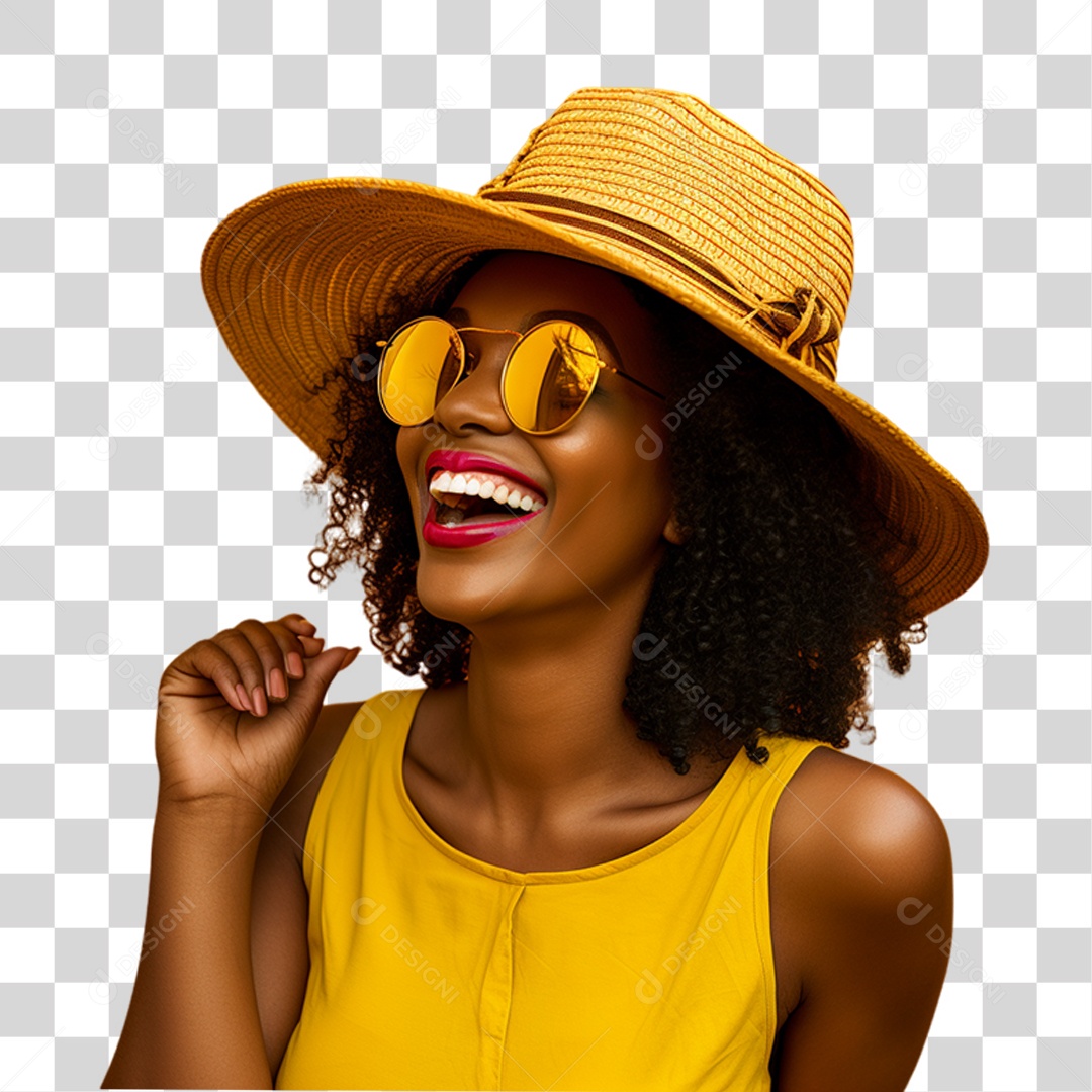 Mulher Curtindo Verão Férias PNG Transparente