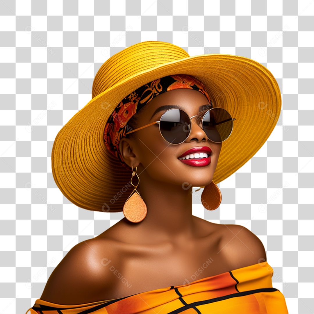 Mulher Curtindo Verão Férias PNG Transparente