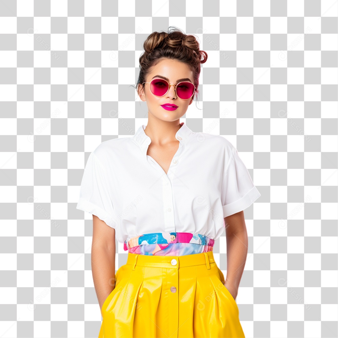 Mulher Curtindo Verão Férias PNG Transparente